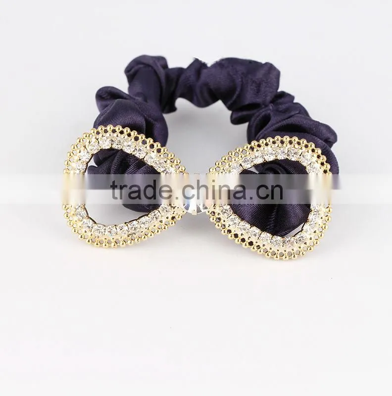Hot sale elegant cheap hair band ponytail holder clip in hair extension MY-033