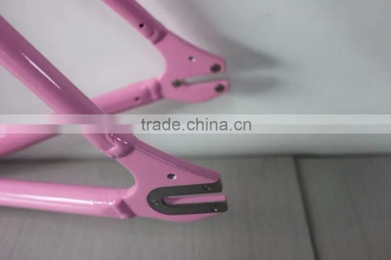 Muti-colors OEM 700C racing fixie bike aluminium fixed gear frame profile
