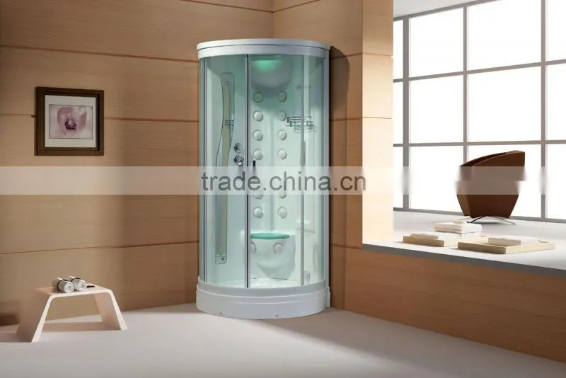 2016 indoor hydro Corner steam room with remote controller