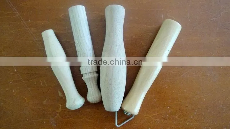 round wooden knobs