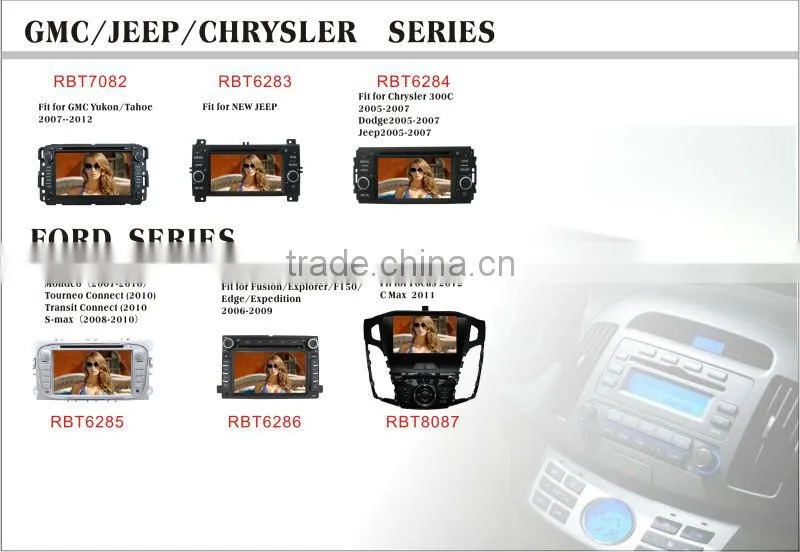 6.2inch HD 1080P BT TV GPS IPOD Fit for ford fusion/explorer/edge/expedition 2006-2009 car dvd gps bluetooth