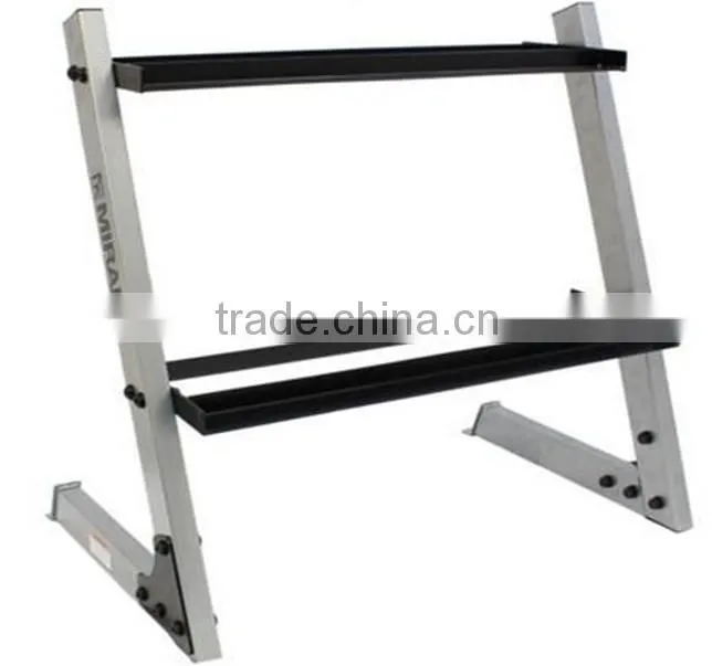 2 tiers Barbell Set Rack Home Gym Equipment