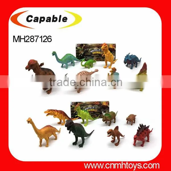 Wholesale various dinosaur plastic toys, mini animal toys