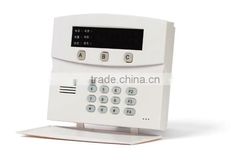 16 wired zones home burglar alarm system