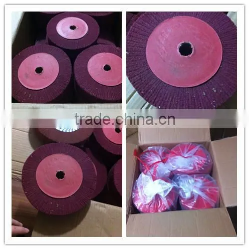 TRADE ASSURANCE Aluminium oxide flexible flap wheel