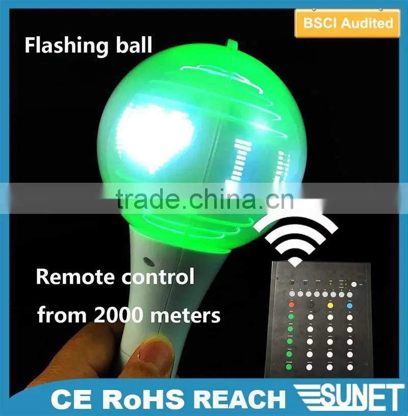 2016 Hot Selling Blinking Changes Flashing Rotating Ball Stick