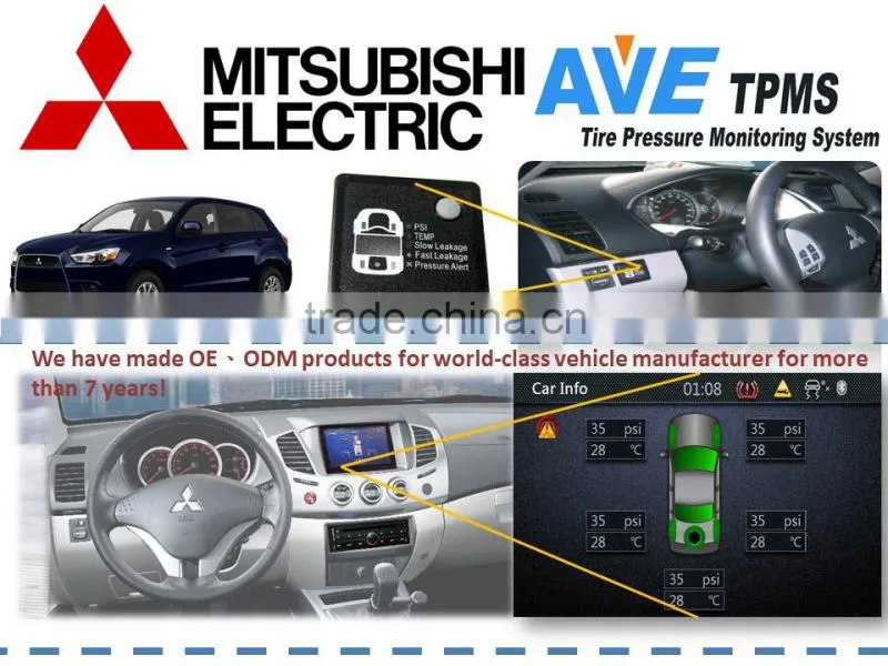 Quality Product Car Accessary AVE T100-SERIES Tire Pressure Mnitoring System TPMS for BMW E90