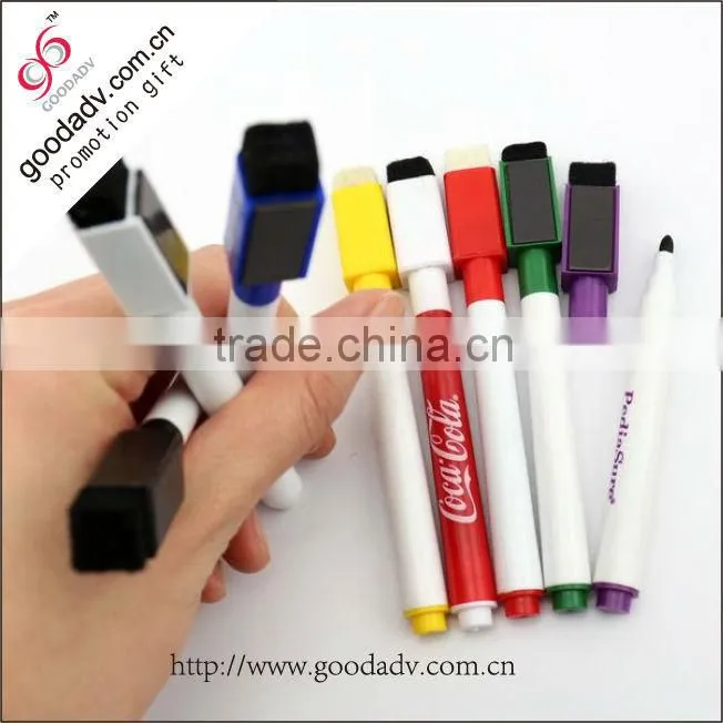 High quality Perfect quality non-toxic full color printing magnetic marker pen