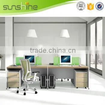 China Supply Office Workstation Modular Used Creative Wood Material MDF Office Furniture