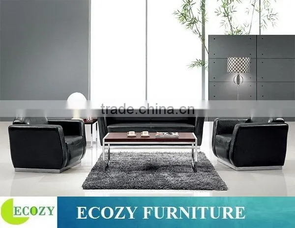 Fashion latest new design eco leather sofa for office