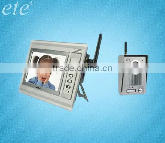 2015 smart color video door phone system intercom door bell indoor monitor