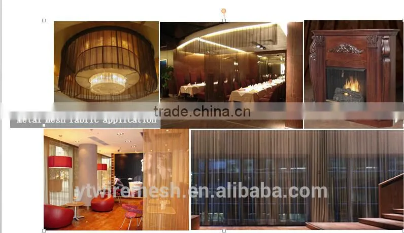 China manufacture flexible metal mesh fabric