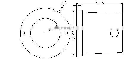 9w led underground light IP65 underground light 9LED higt power underground light