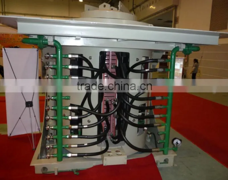 Saving Energy 1650.C 1MT Volume Iron Melting Induction Furnace
