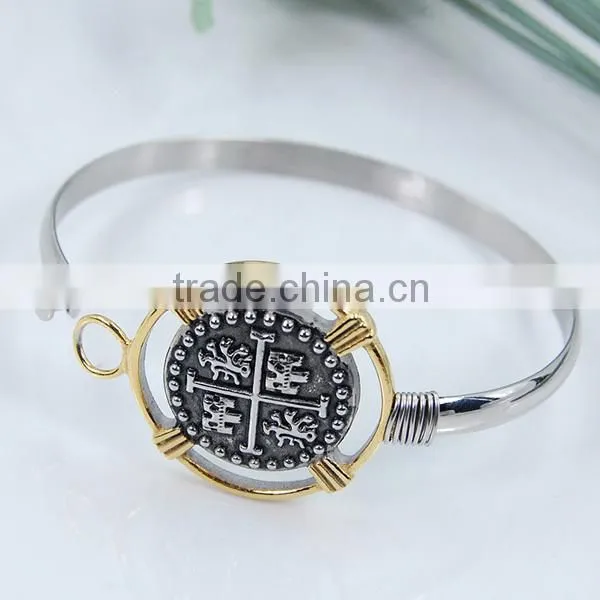 wholesale stailess steel cuff bangle bracelets,steel rope bangles
