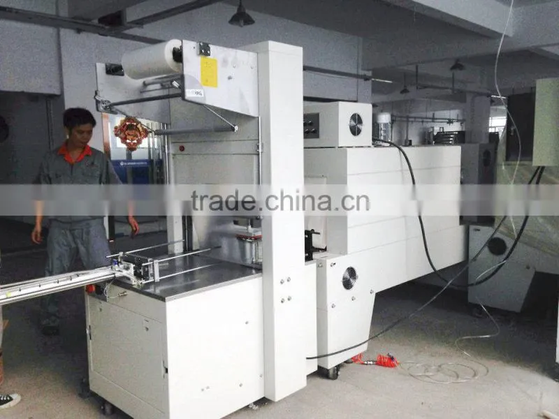 BZJ5038B SEMI-AUTO SLEEVE WRAPPER & BSE-5040A shrink TUNNEL