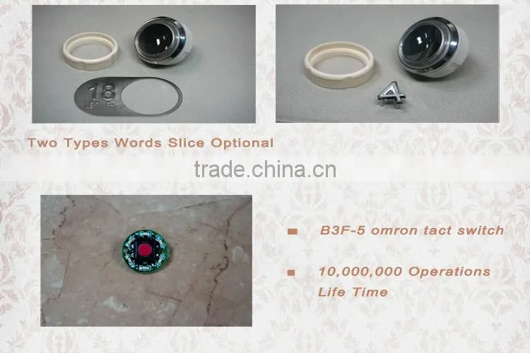 Advanced design high quality manufacturer mirro surface elevator braille button/elevator push button/SN-PB22J