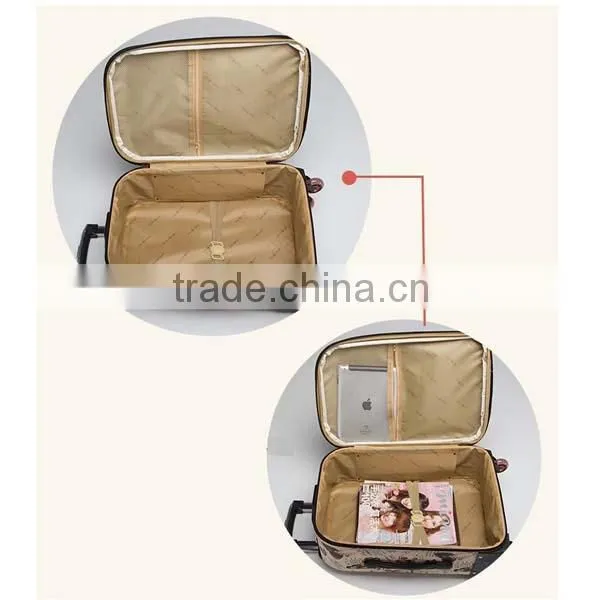 Soft 4 Wheels Cheap Trolley Luggage