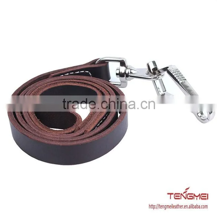 high quality first layer leather dog collars leashes
