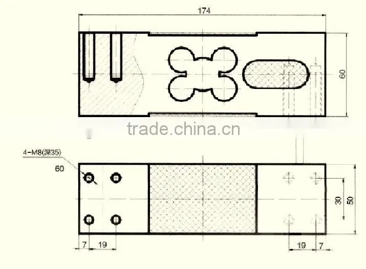 ZM-03 Aluminum Single Point Platform Load Cells 500kg 800kg