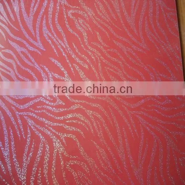 Decorative plastic ceiling tile