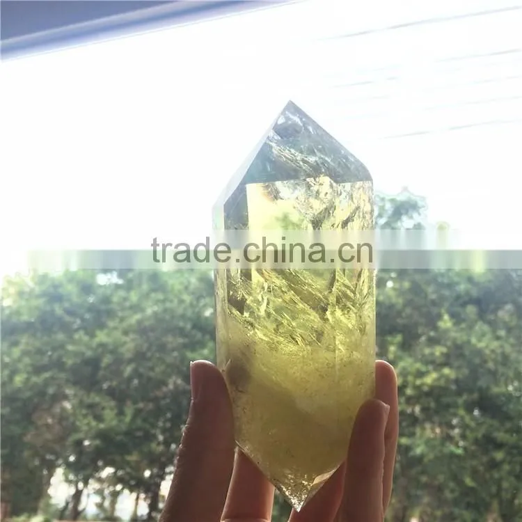Natural Genuine Citrine Quartz Healing Crystal Pillars Points Wholesale