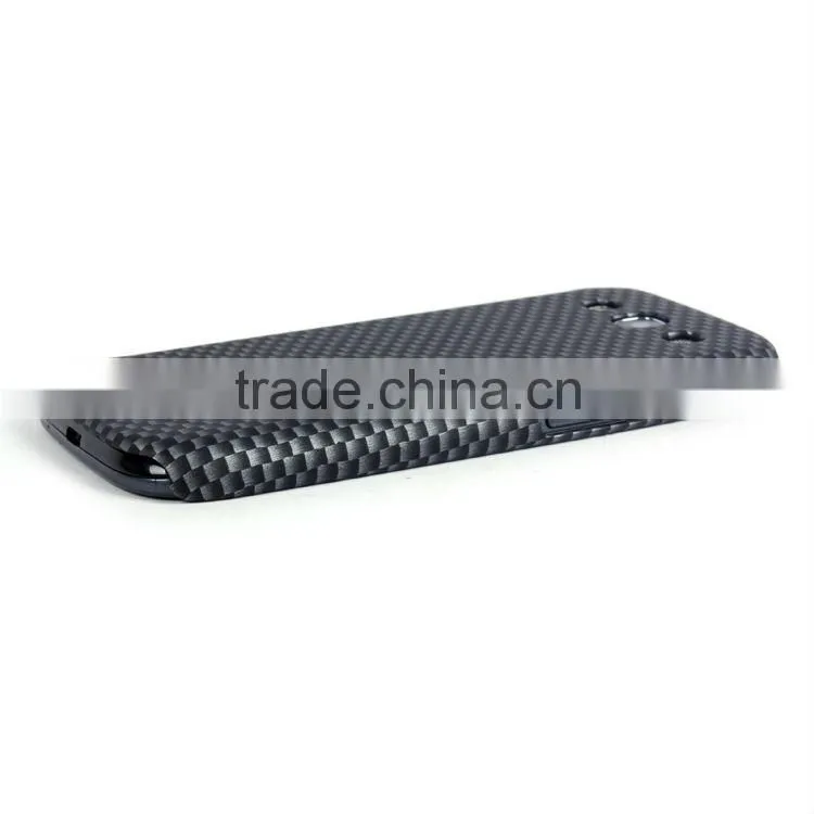 2013 hot selling mobile phone samsung i9300 Carbon Fiber patterns phone case SX004-3