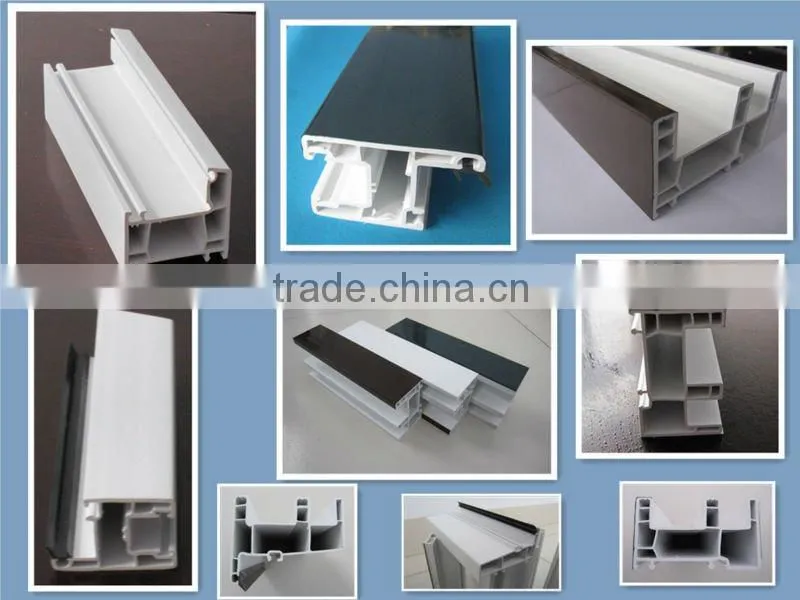 new style glazing bead plastic pvc upvc profiles for doors and windows