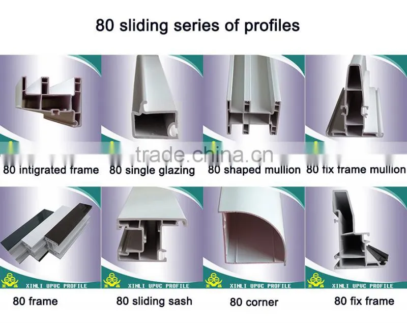 top grade upvc profile windows and doors high level quality PVC window and door profile