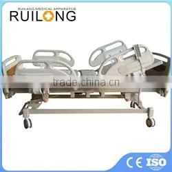 Carbon Steel Frame Two Motor Electric Hospital Wood Bed
