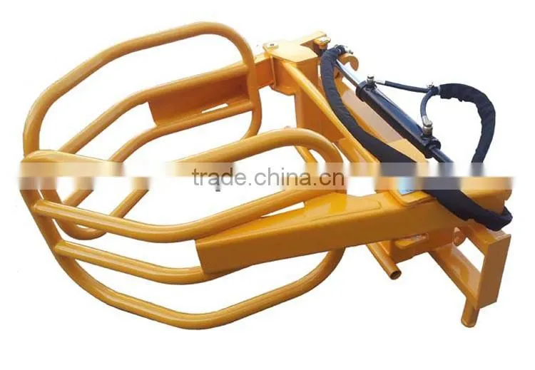 tractor round bale gripper hydrulic bale gripper for front end loader forklift attachment