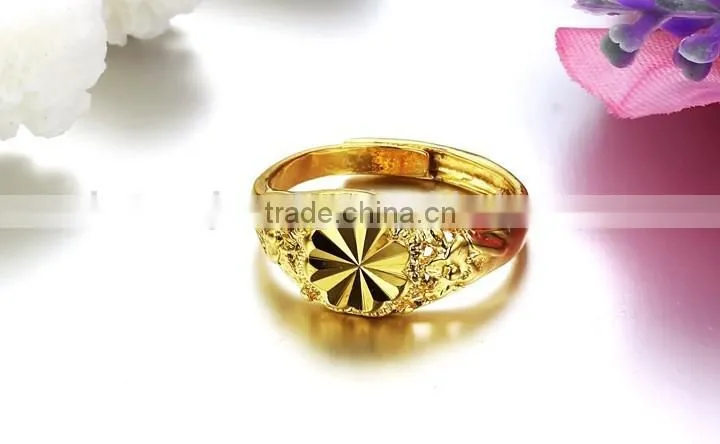 KSTONE 2015 Fall in Love New Model Engagement Gold Couple Ring 18KGP Cooper Wedding ring
