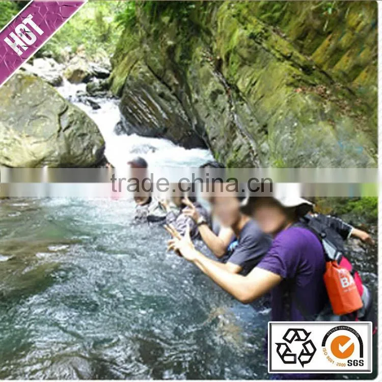 China manufacture custom logo waterproof dry bag ocean pack for camping sawanobori
