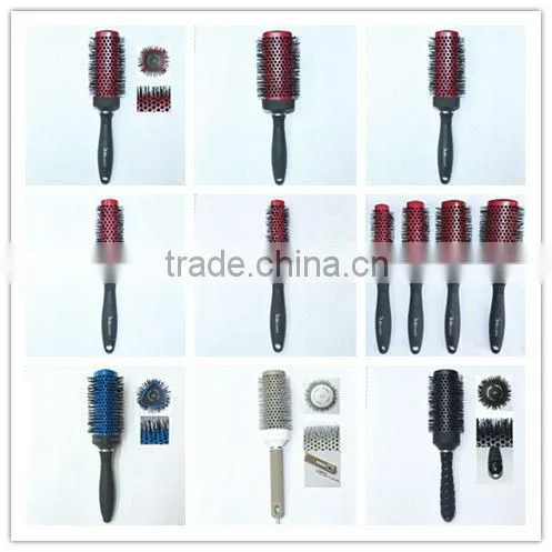 salon hair brush triangle hair brush set