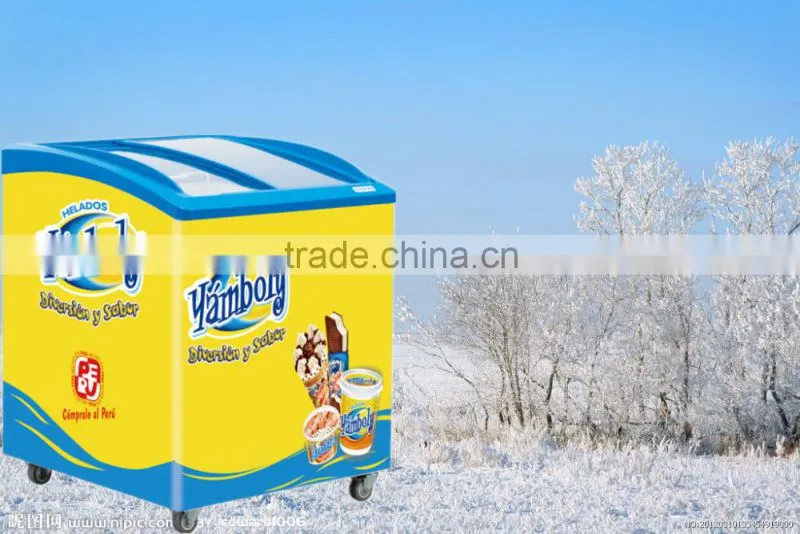 all kinds commericial freezer ice cream display chest freezer showcase
