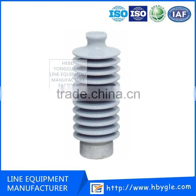 ANSI 57-2 High Voltage Line Post porcelain Insulator / Porcelain post insulator