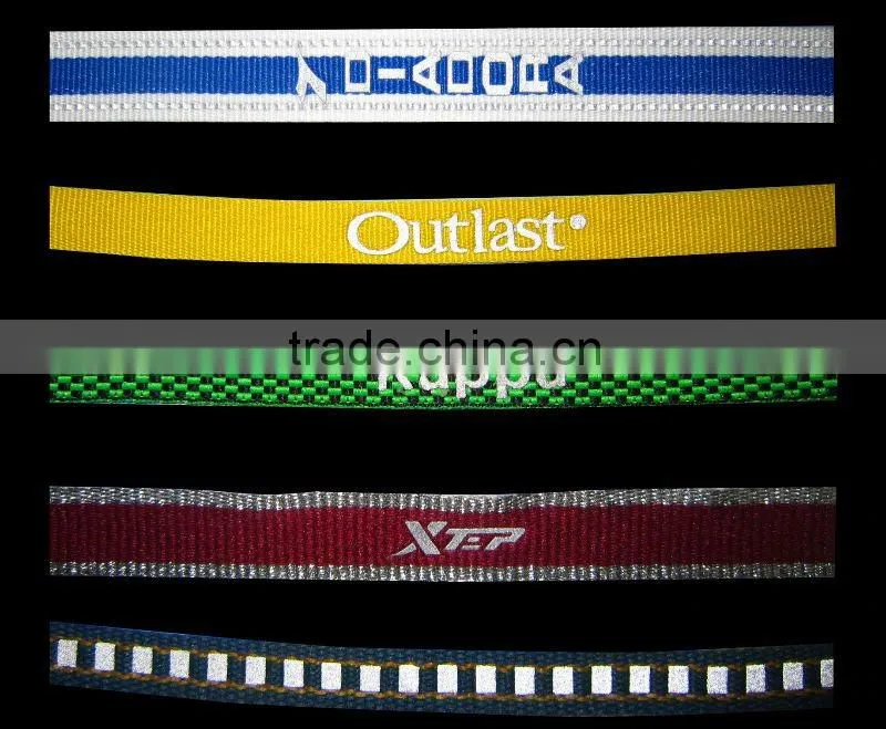 Cheap reflective ribbon for garments