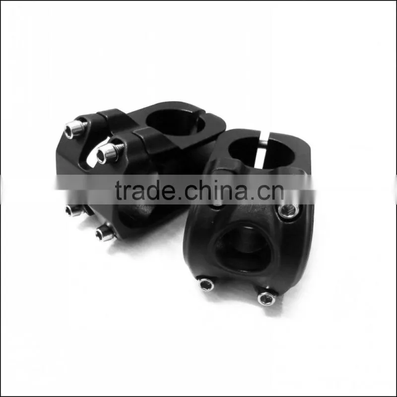 Competition-grade aluminum mountain road bike stem 45mm fork tube short riser handlebar bicycle accessories
