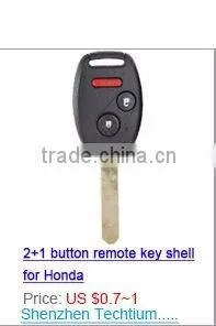 2 button flip Complete key replacement for VW Passat car remote key cover