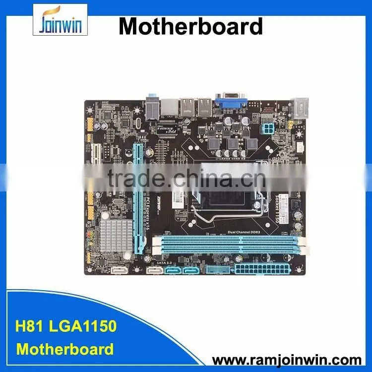Dual core LGA1150 DDR3 H81 motherboard