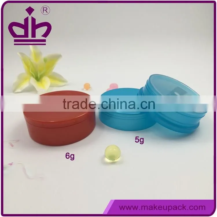 Cheap 5g/6g cosmetic sample containers with lid