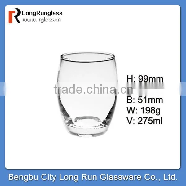 LongRun 190z brand new design drinking glass &glass water cup&glass cup with OEM design