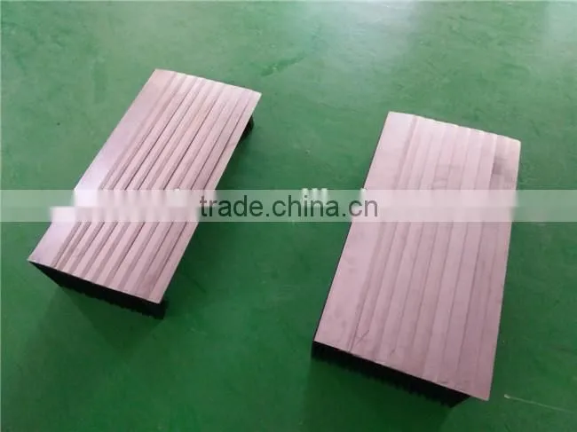fully protective armoured stainless steel cover telescopic bellow cover