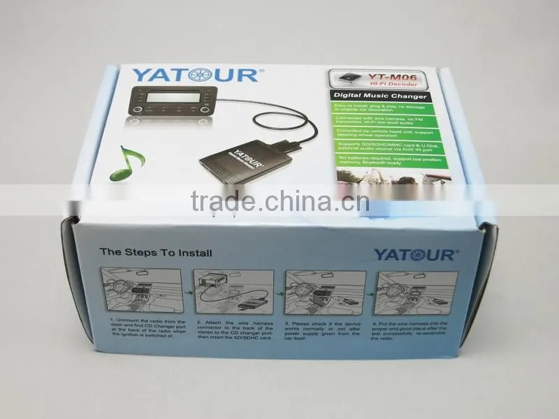 Car audio Digital Music Changer usb sd aux mp3 interface Adapter