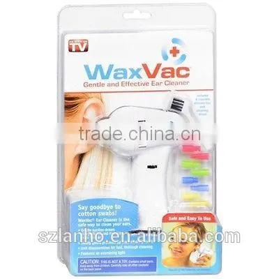 WAXVAC CORDLESS EAR VACUUM CLEANING CLEANER SYSTEM WAX VAC AS SEEN ON TV