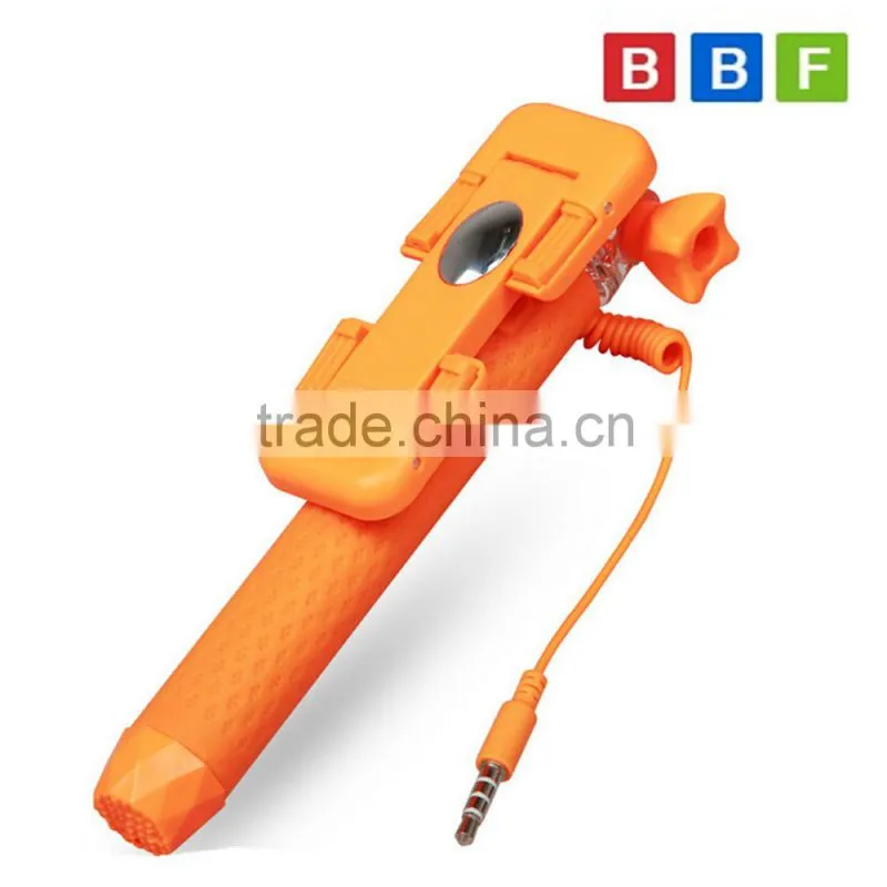 mini selfie stick , wired selfie stick for iphone 6 6s , for iphone selfie stick