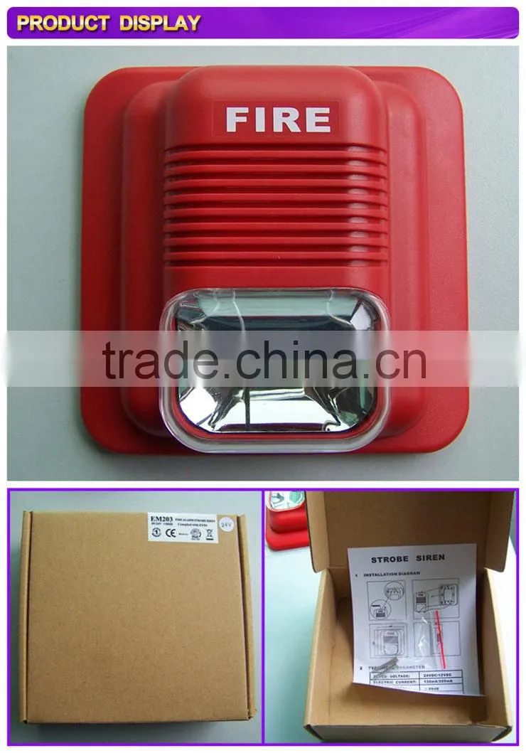 siren alarm horn speaker buzzer with strobe light