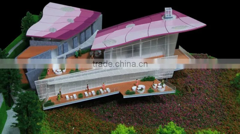 3D rendering architectural scale model for real estate exhibition