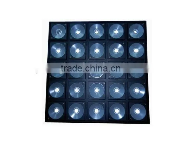 Factory lowest price 5x5 led blinder light 25x30W RGB tri-color led stage backdrop light