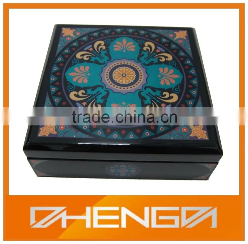 Custom Make High Quality Wooden Tea Display Box Can be without Lid